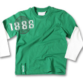 Celtic Shoulder Print T-Shirt - Kids - Green.
