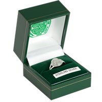 Celtic Split Shank Crest Ring Sterling Silver-.