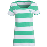 Celtic Stripe T-Shirt - Summer Green/White -