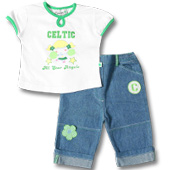Celtic Two PieceTee/Jean Set - Little Girls.
