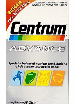 Centrum Advanced Multivitamins - 180 Tablets