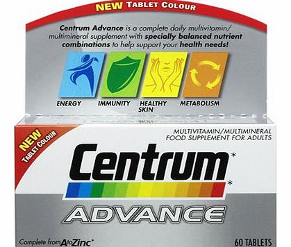 Centrum Advanced Multivitamins - 60 Tablets