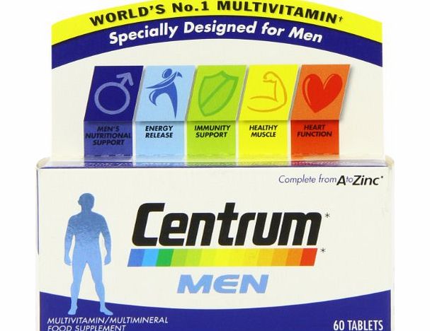 Centrum Multivitamins for Men - Pack of 60