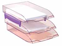 cep Ice pink letter tray for A4 and foolscap