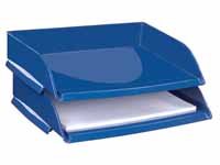 cep Pro blue wide entry letter tray for A4 and