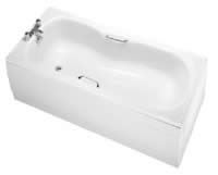 Ceramica Osprey 1700 x 725mm Steel Bath