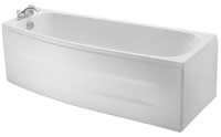 Ceramica Spacesaver Acrylic Bath 1685 x 725mm Left Hand