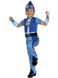 CESAR LAZYTOWN SPORTACUS COSTUME WITH ACCESORIES- 5-7