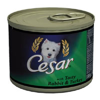 Cesar Rabbit and Turkey 185g Pack of 12