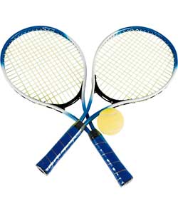 Chad Valley Aluminium Tennis Bat and Ball