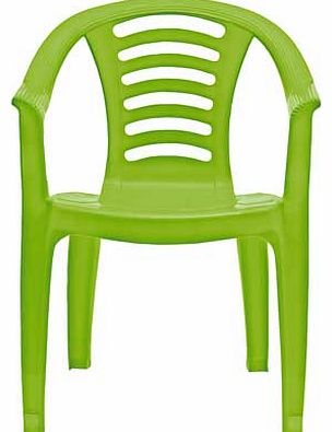 Childrens Plastic Chair - Green