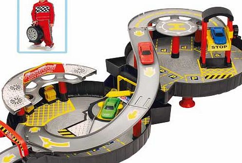 Chad Valley Wheel Garage with Car