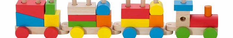 Wooden Stacking Train