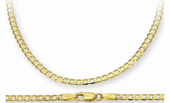 ChainCo 9ct Yellow Gold 5.3g Curb Necklace of 61 cm/24 Inch Length and 2.7mm Width