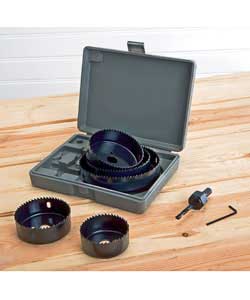7 Piece Hole Saw Set