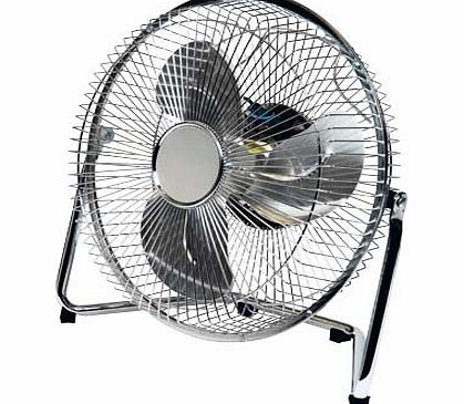 Challenge Chrome Tilting Desk Fan - 9 Inch
