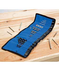 Xtreme 30 Piece Drill Bit Set in Roll Up Bag
