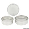 Chalni Stainless Steel Fixed Sieve Set of 3