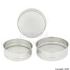 Chalni Stainless Steel Fixed Sieve Set of 3