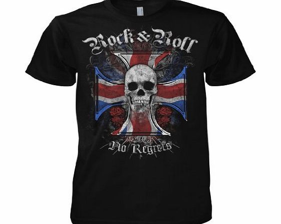 Chameleon Clothing Rock Style Union Jack Cross 701380 T-Shirt M