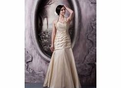 Champagne Halter Sweetheart Terse Bridesmaids