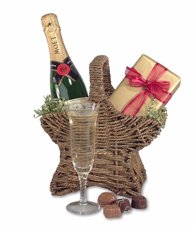 Champagne Star Gift Basket
