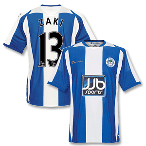 Champion 08-09 Wigan Home Shirt   Zaki 13