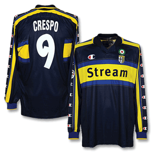 Champion 99-00 Parma Away L/S   Crespo 9 - Grade 9