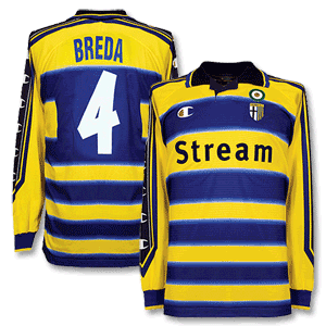 99-00 Parma Home L/S Shirt + Breda 4 - Grade 9