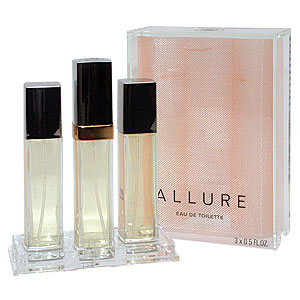 Chanel Allure EDT Spray 3 X 15ml - size: 3 X 15ML