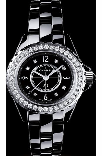 Chanel J12 Diamond Set Ladies Watch H2571