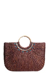 Chantelle oversized basket weave bag
