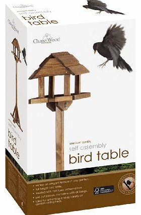 Chapelwood Premium Wooden Flat Packed Bird Table