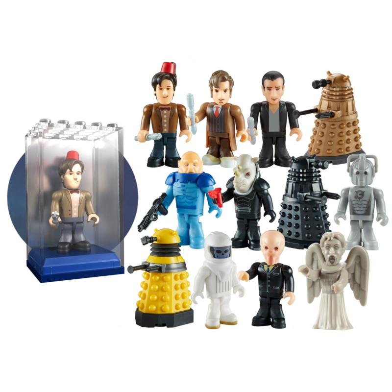 Character Building Character Bldg Dr Who Micro Figure Display Brix