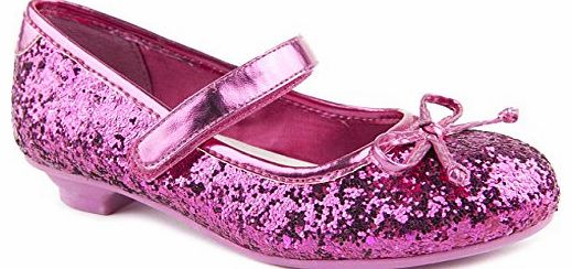 Character Girls Barbie Glitter Pink Party Sandals Size 10