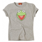 Girls Kermit T-Shirt Grey Marl