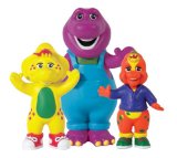 Barney - Collectables In Tube - Barney, Riff, BJ