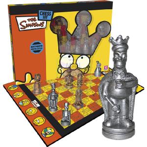 Simpsons Antique Chess Set