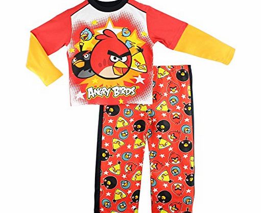 Character UK Character Boys Angry Birds Pyjamas Age 6 to 7 Years