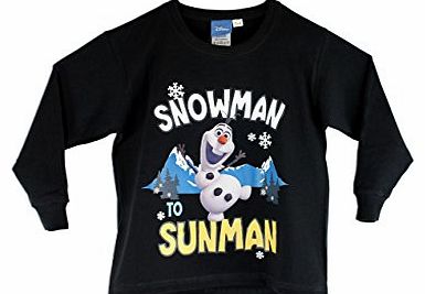 Character UK Character Boys Disney Frozen Olaf Long Sleeve T-shirt Age 5 to 6 Years