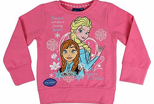 Character UK Character Girls Disney Frozen Sweatshirt Love Thaws Age 7 to 8 Years