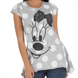 Womens Minnie T-Shirt Grey