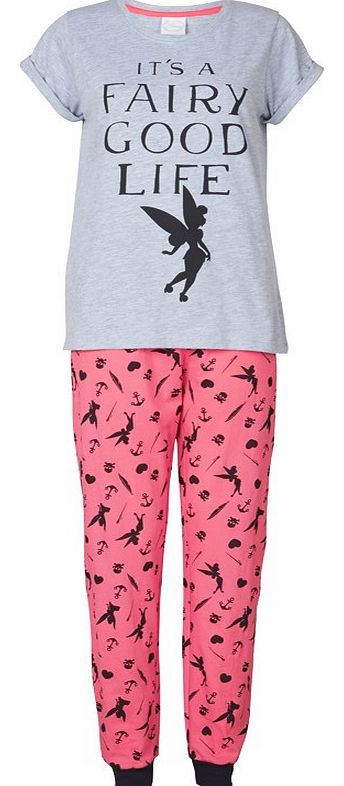 Character Womens Tinkerbell T-Shirt And Pant PJ
