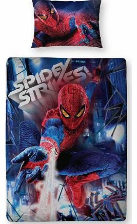 Character World 135 x 200 cm The Amazing Spider-man Movie 3D Single Panel Duvet Set