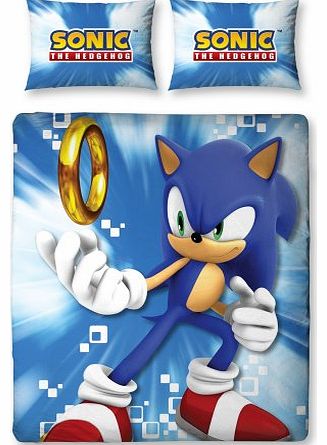 Character World 200 x 200 cm Sonic the Hedgehog Spin Double Panel Duvet Set