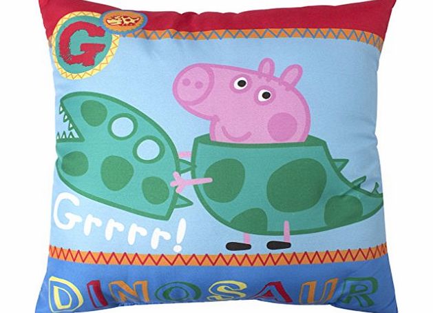 Character World  40 cm Peppa Pig George Roar Printed Cushion