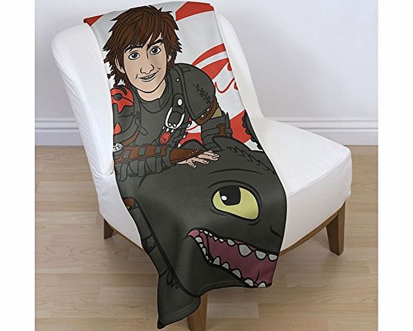 Character World  Dreamworks Dragon Toothless Fleece Blanket