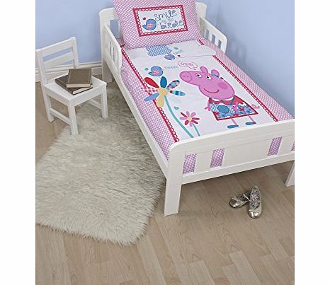 Character World  Peppa Pig Tweet Junior Panel Duvet Set