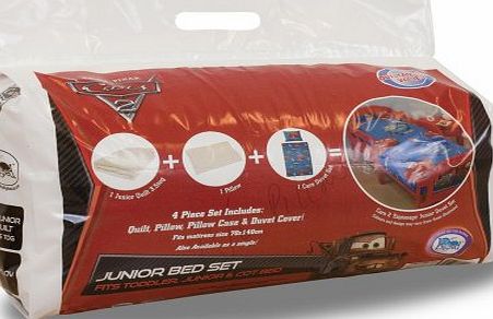 Character World Disney Cars 2 Espionage Junior Rotary Bedding Bundle