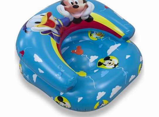 Character World Disney Mickey Mouse Puzzled Inflatable Moon Chair